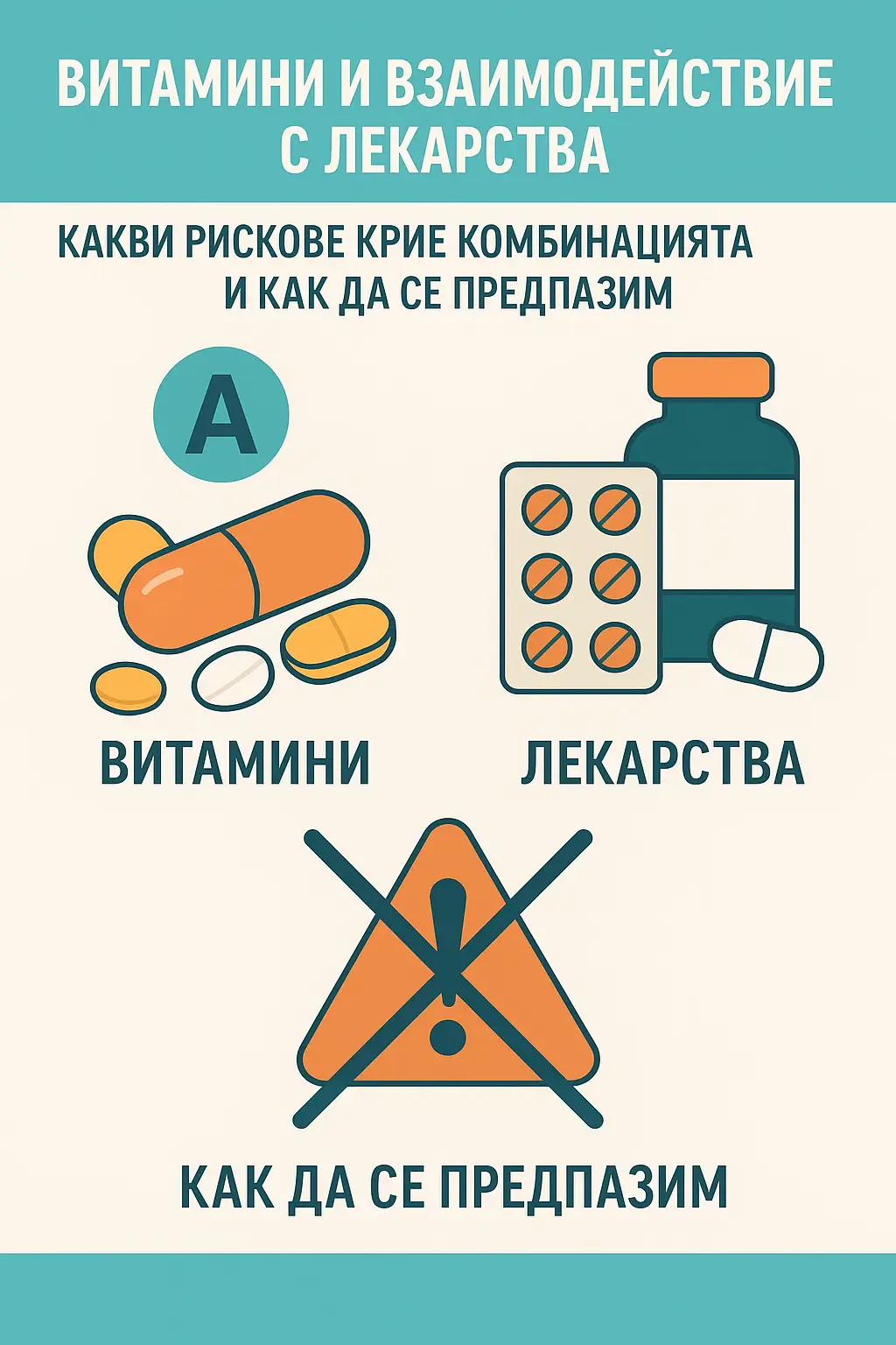 Витамини и взаимодействие с лекарства – какви рискове крие комбинацията и как да се предпазим
