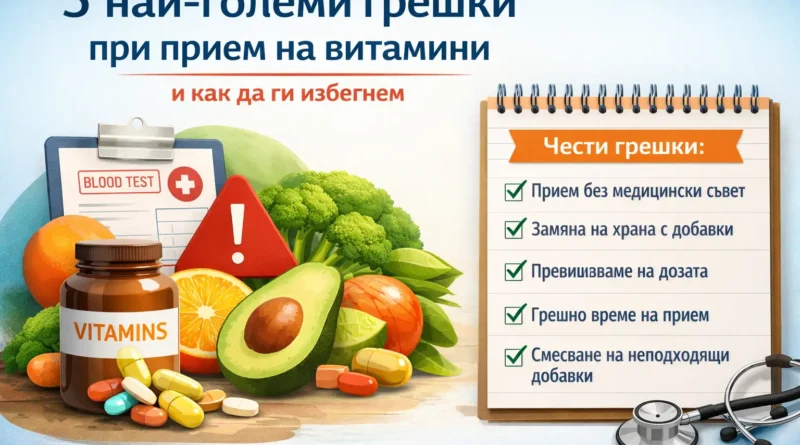 5 greshki pri priem na vitamini